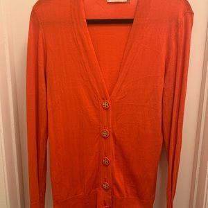 Tory Burch Tangerine Cardigan M